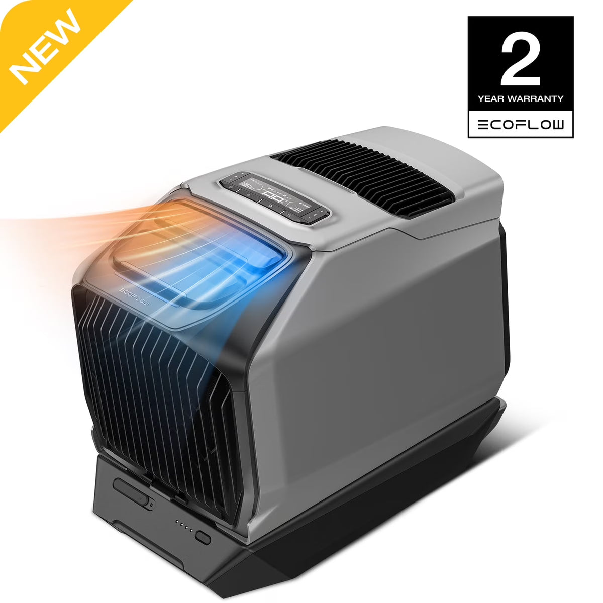 EF Ecoflow WAVE 3 Portable Air Conditioner with Add - on Battery, 1800W/6100 BTU Cooling and 2000W/6800 BTU Heating, 1000W Fast Charging in 75 Mins